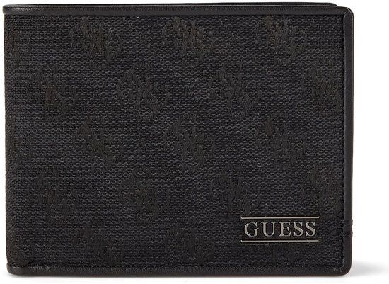 GUESS Boston Bifold Wallet Dark Black