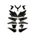 Piaggio CARENE Nero Lucido T-MAX 2008 set