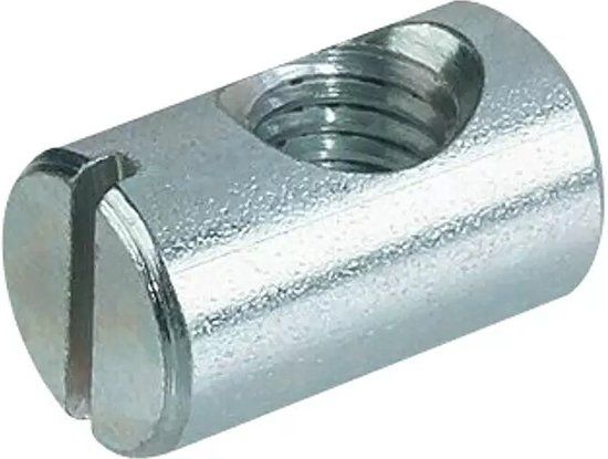Homefix Dwarsmoer M6 staal vezinkt - 4 stuks - 14mm lang