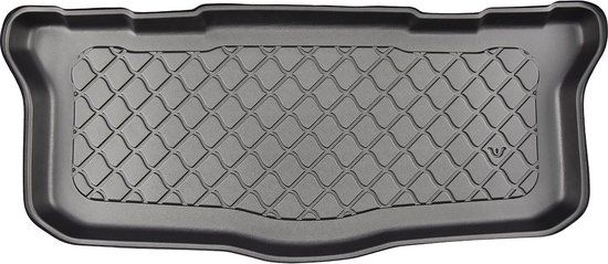 Kofferbakmat Citroen C1 / Peugeot 108 / Toyota Aygo (2014-2021) - Zwart Kunststof