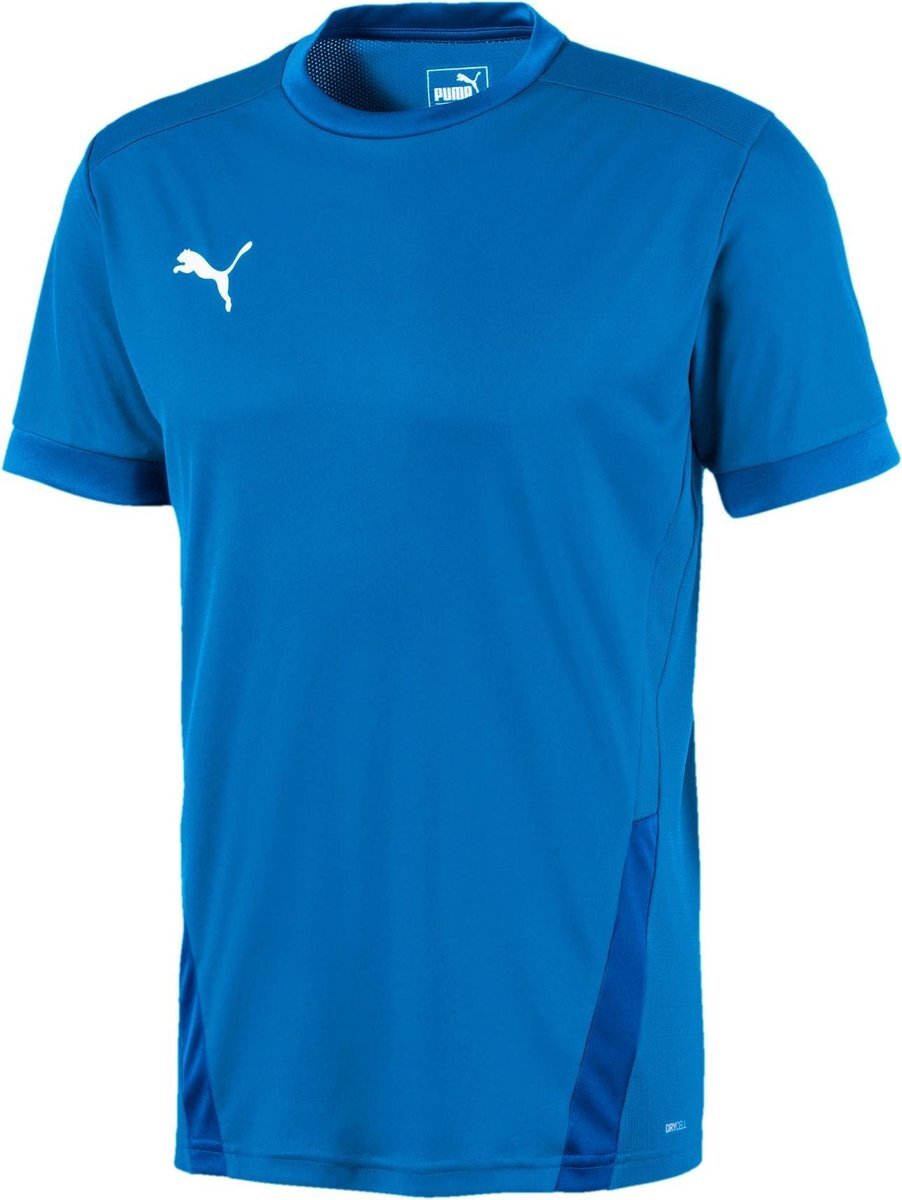 PUMA Sportshirt - Maat S - Mannen - blauw,wit