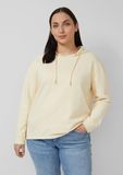 s.Oliver Sweatshirt met capuchon lichtbeige