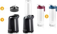 Berdsen Smoothieblender 350W BD-752 noir