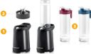 Berdsen Smoothieblender 350W BD-752 noir