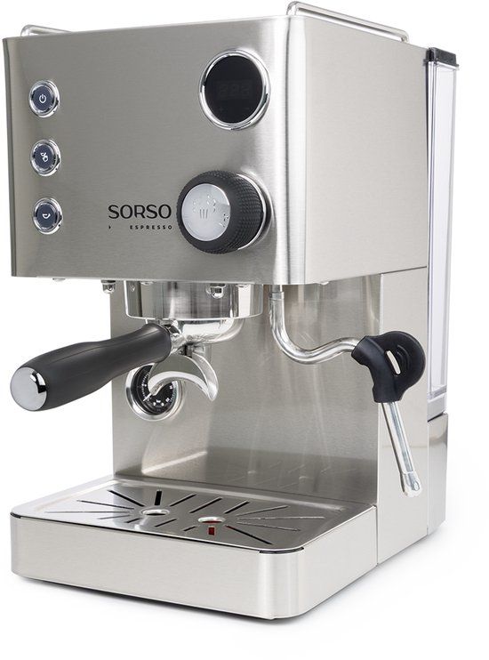SORSO Espresso machine - Roestvrij staal