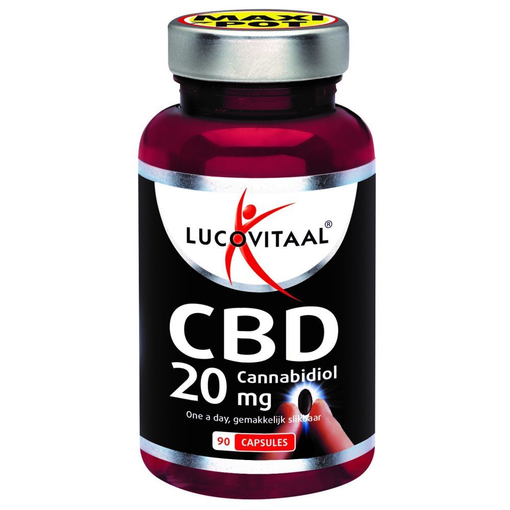 Lucovitaal CBD Cannabidiol 20 mg 90 capsules
