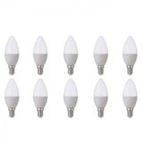 BES LED LED Lamp 10 Pack - E14 Fitting - 6W - Helder/Koud Wit 6400K