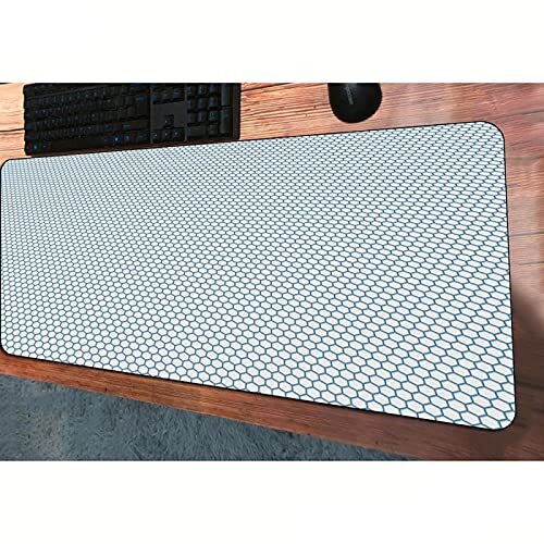 DHSBD Grote Muismat Vergrendeling Rand Geometrische Print Muismat