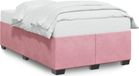 Maison Exclusive - Cadre de lit sans matelas rose 120x200 cm velours