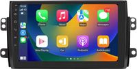 Happiq Autoradio avec Bluetooth et CarPlay - Convient pour Suzuki SX4 et Fiat Sedici (2006-2013) - Compatible Apple & Android - Système de Navigation Stéréo - 2 Go 32 Go