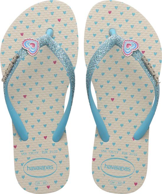 Havaianas HAV. KIDS SLIM GLITTER II BEIGE Meisjes Slippers - beige