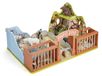 Grande Zoo en Bois Décoration, Animaux Sauvages, Jouet Enfants 3+ Ans