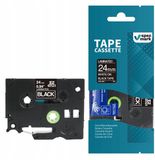 Brother TZe-355 Zwarte Gelamineerde Tape 24mm x 8m