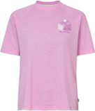 VAUDE Chemise décontractée, maillot de cyclisme, T-shirt de cyclisme pour femmes, manches courtes, framboise, coton/lyocell, XL
