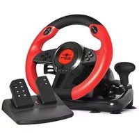 Spirit of Gamer Race Wheel Pro 1 Zwart, Rood USB Stuurwiel + pedalen Analoog/digitaal PC