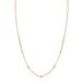 ZINZI Collier gourmet plaqué or rose en argent avec billes 42-45cm ZIC2714R