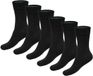 Bamboo Basics Zwarte Sokken Beau - 6-pack - Maat 35-40