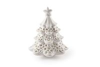 Excelsa witte huiskaarsenhouder, wit, 12,5 x 15,5 cm