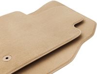 Fortuna Voormatten Mazda MX-5 II NB Cabriolet (1998-2005) Beige Rubber/Velours 2 Stuks