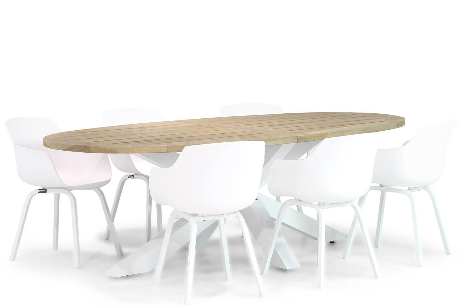 Lifestyle Garden Furniture Salina/Bradford 240 cm dining tuinset 7-delig