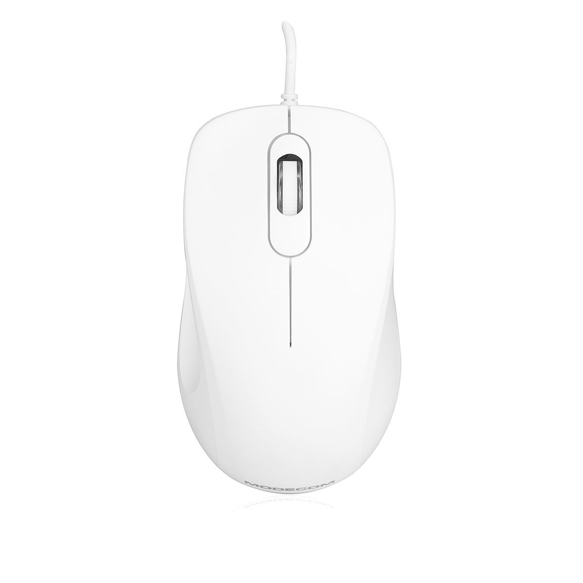 Modecom MC-M10 - Office Mouse - USB - 1000 DPI - White