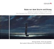 Sonates Johann Friedrich Ruhe: Ruhe Vor Dem Sturm Und Drang