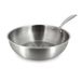 MENASTYL Wok Triply 28 cm Acier inoxydable