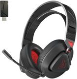 TAIDU THS318 Casque de jeu sans fil 2,4 GHz - Noir