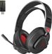 TAIDU THS318 Casque de jeu sans fil 2,4 GHz - Noir