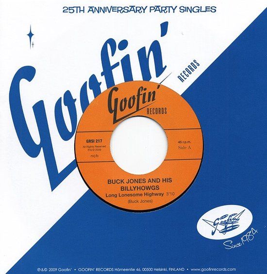 Long Buck Jones And The Billyhowgs - Long Lonesome Highway (7" Single)
