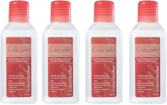Eccellente Espressomachine Ontkalker - 4 flacons - 0737212978765