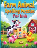 Farm Animal Spelling Puzzles for Kids