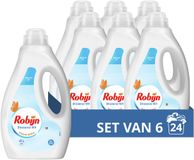 Robijn Lessive liquide Stralend Wit 6 Bouteilles 144 Lavages Lot économique