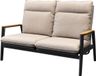 AVH-Collectie Alzano 2-zitsbank zand rope aluminium antraciet