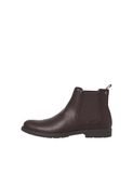JACK & JONES JFWFENCHURCH PU CHELSEA BOOT LN Heren Laarzen Bruin Stone