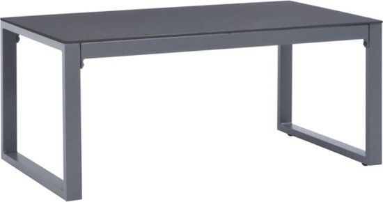 vidaXL Salontafel 90x50x40 cm aluminium