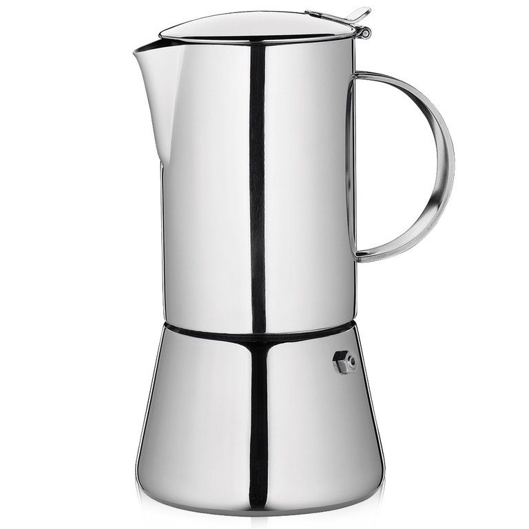 Cilio 342048 - Espressopot - 4 kopjes - Roestvrijstaal
