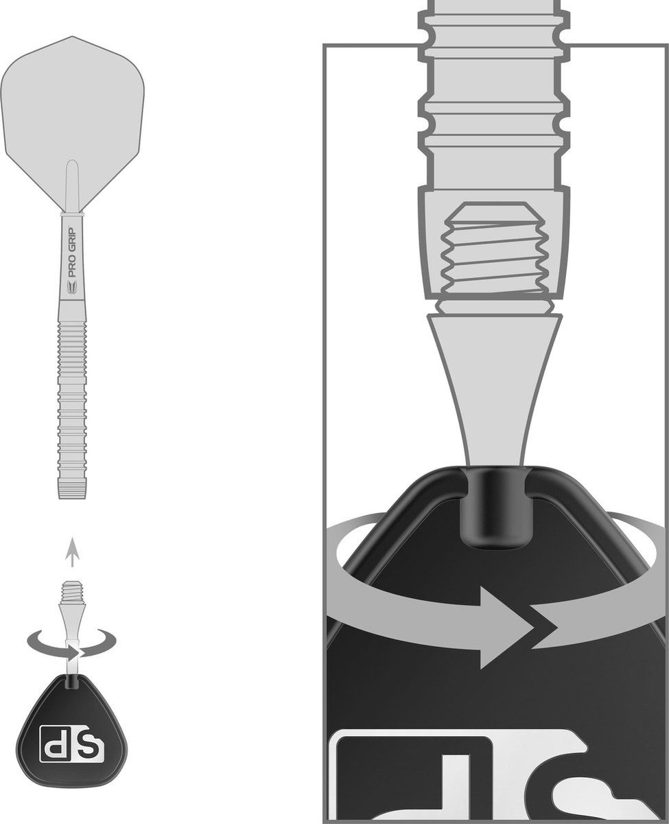 Target Titanium Nano Swiss Point Conversion Point Black - 2022 Model