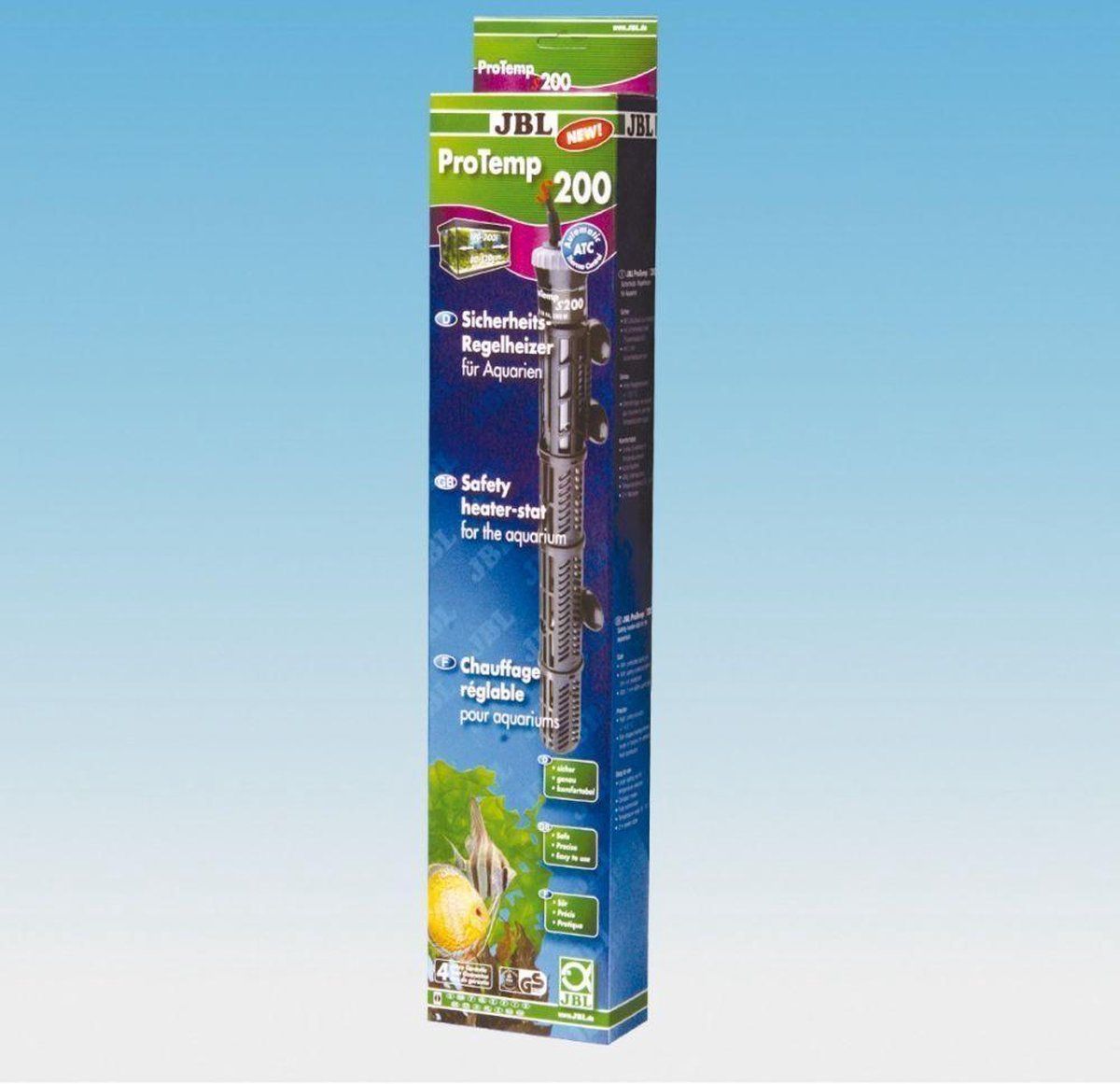 JBL ProTemp S 200 - Aquariumverwarming - 200W - Zwart