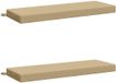 vidaXL - Coussin de banc - SOEST - 2 pièces - 100% Polyester - Beige - 120 x 40 x 8 cm