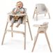 StarTech Lumo Hoogte verstelbare kinderstoel Lumo - 3-in-1 - Opvouwbaar - Met tafelblad - Veiligheidsgordel - Geschikt voor kinderen van 1 tot 2 jaar - Beige