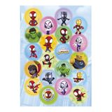 Dekora Spidey Mini Taarttoppers Ø 3,4 cm - 20 stuks