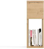 TOP E SHOP GALAX 20 1S - Nachtkastje - Met lade - Open plank - Greeploos design