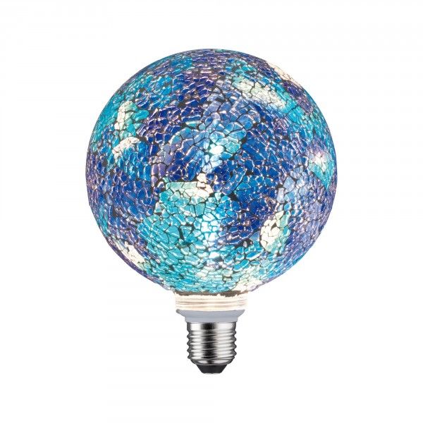 Paulmann G125 LED-lamp E27 5W 470lm 2700K Globe Blauw Dimbaar