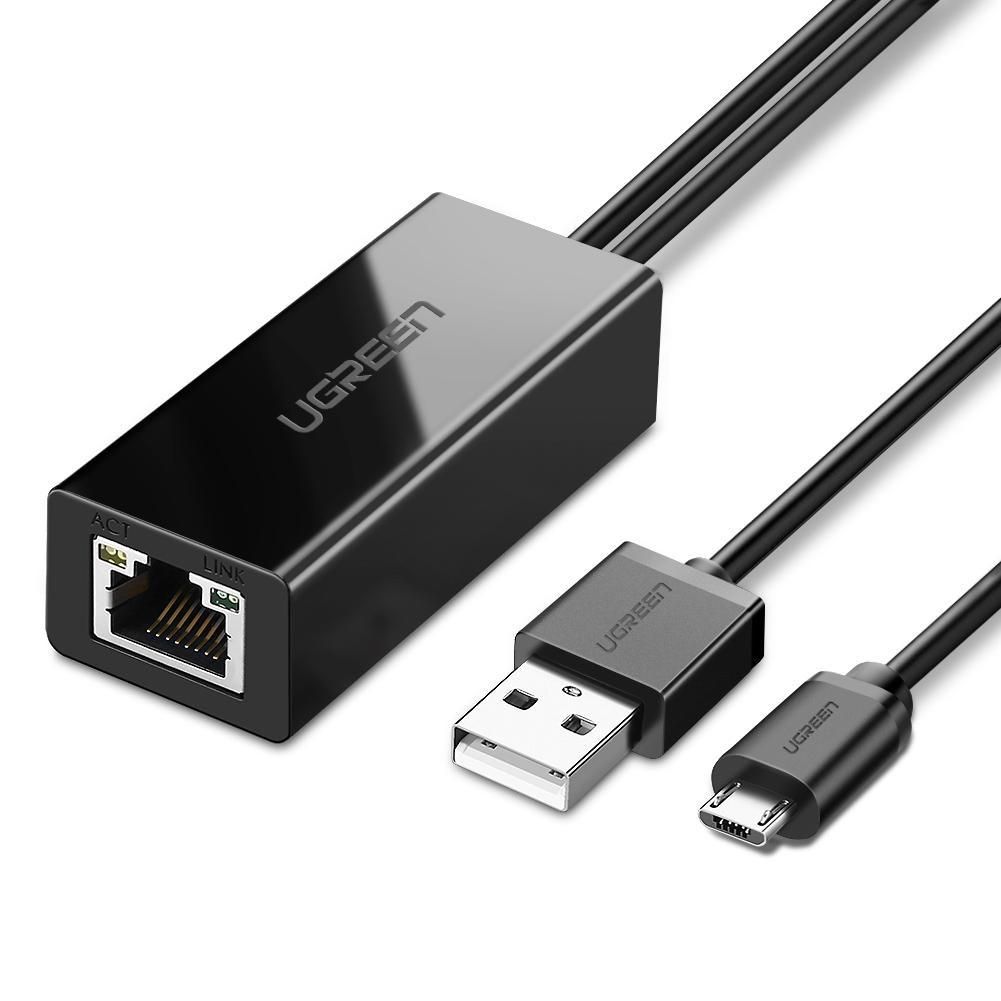 Ugreen 30985 USB Ethernet Adapter - 10/100 Mbps - RJ45