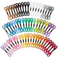 VynyQoo 52 Couleurs Fils Bracelet Brésilien