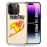 Transparante Fairy Tail Transparante beschermhoes voor iPhone 14 Pro Plus (6,7 inch)