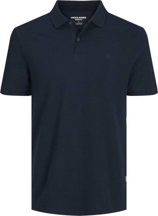 JACK&JONES JJEBASIC POLO SS NOOS Heren Poloshirt - Navy Blazer - Maat XL