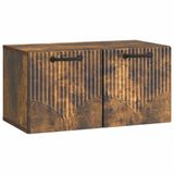 vidaXL Wandmontage TV-kast Gerookt eiken 59,5 x 31 x 30 cm