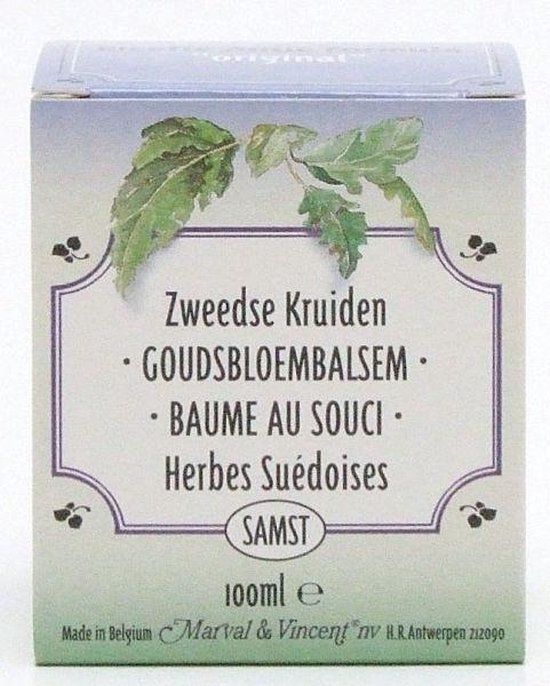 Marval & Vincent Zweedse Kruiden Goudsbloem Balsem, 100ml